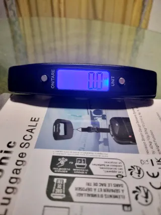Báscula de mano electrónica para equipaje