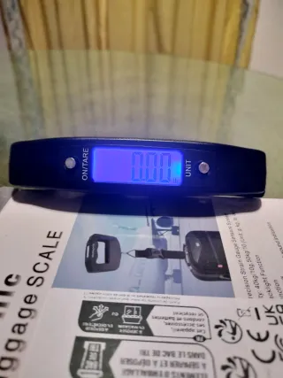 Báscula de mano electrónica para equipaje