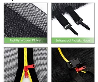 Red de seguridad cama elástica 3.05 cm diam.8 barr