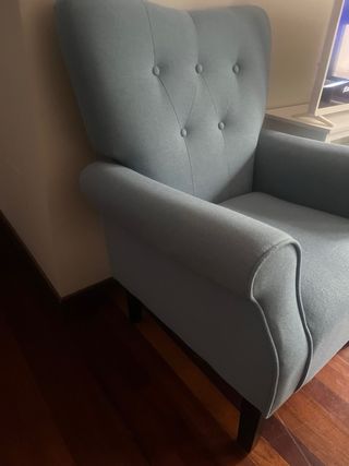 sillon orejero azul