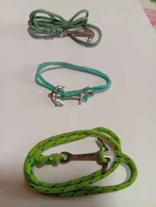 Lote 3 Pulseras Ancla