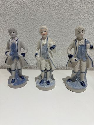 Figuras de porcelana estilo antiguo
