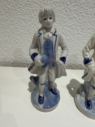 Figuras de porcelana estilo antiguo