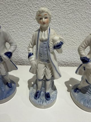 Figuras de porcelana estilo antiguo