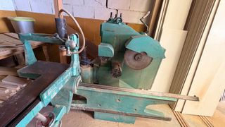 Espigadora para carpintería de madera y ascesorios