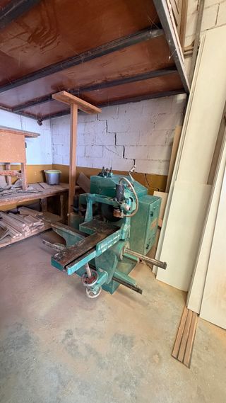 Espigadora para carpintería de madera y ascesorios