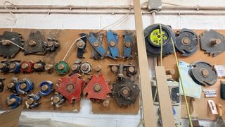 Espigadora para carpintería de madera y ascesorios