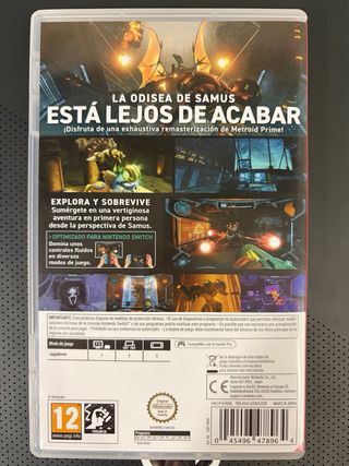 Metroid Prime Remastered Nintendo Switch