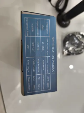 Antena TV Interior Potente HDTV Digital