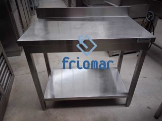 MESA MURAL ACERO INOX. 1000x600x850 MM.