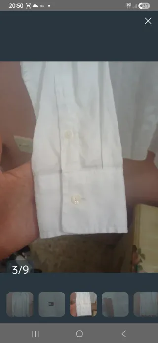 Camisa Blanca Tommy Hilfiger Mujer Talla M