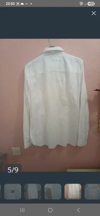 Camisa Blanca Tommy Hilfiger Mujer Talla M