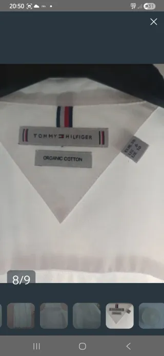 Camisa Blanca Tommy Hilfiger Mujer Talla M