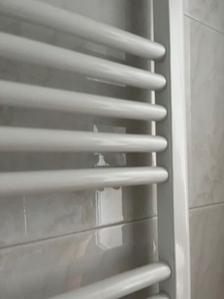 Calentador eléctrico blanco