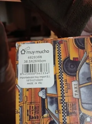 Caja organizadora con 6 compartimentos