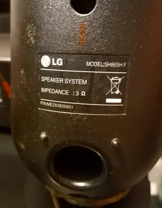 LG HT806SH Home Cinema DVD