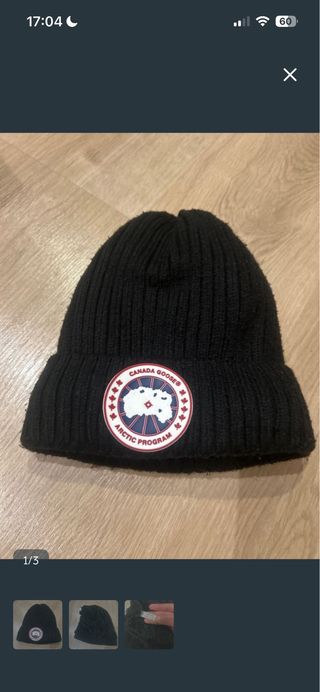Gorro Canada Goose Negro