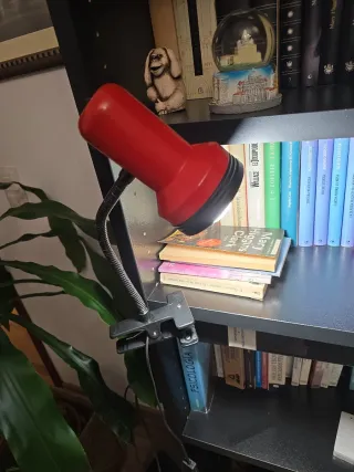 Lámpara vintage con pinza