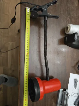 Lámpara vintage con pinza