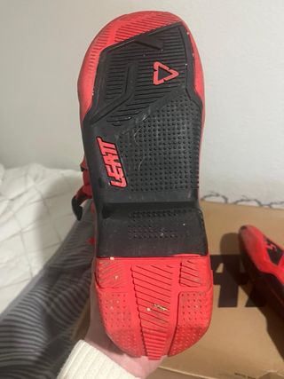 Botas Leatt Motocross/Enduro Rojas 4.5