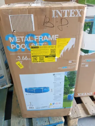 Piscina desmontable Intex azul