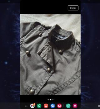 Zara casaca militar entallada Zara Talla M