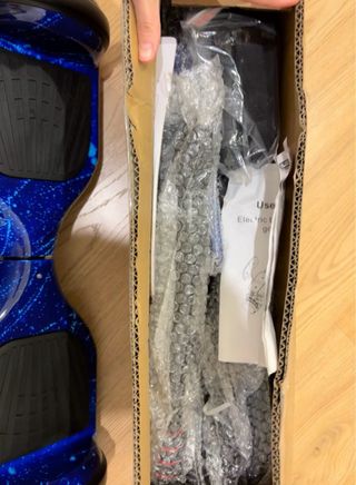 Hoverboard Azul Estrellado