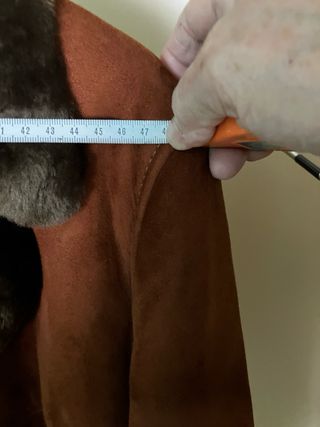 Pelliza Marrón Forrada Autentica pielAuténtica pie