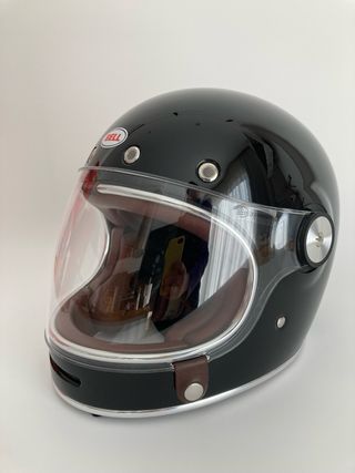 Casco Bell Bullitt Negro Brillo Retro Talla M