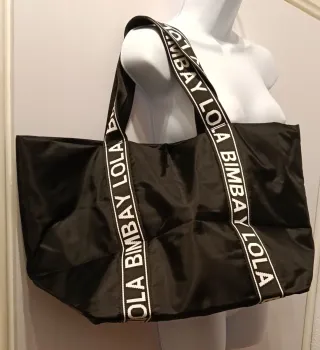 Bolso Negro Blanco Grande