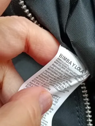 Bolso Negro Blanco Grande