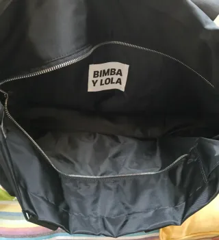 Bolso Negro Blanco Grande