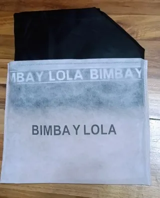 Bolso Negro Blanco Grande