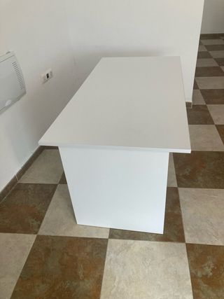 Mesa de oficina blanca 160x80
