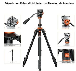 Trípode de Video Aluminio K234A7+FH-03