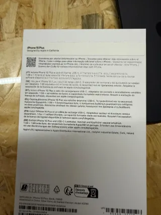 iPhone 16 Plus Negro 128GB