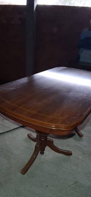 Mesa comedor extensible madera