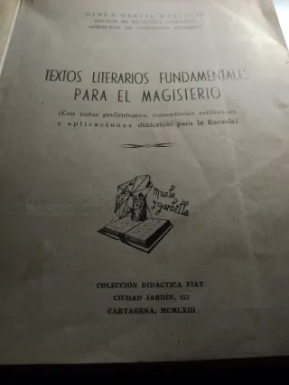 Textos literarios fundamentales para el magisterio