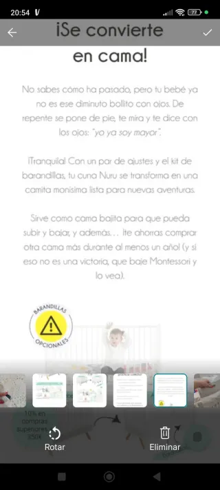 Cuna colecho Nuru 3x1