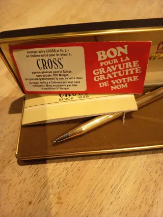 Bolígrafo Cross Soft Tip Oro Rolled Gold
