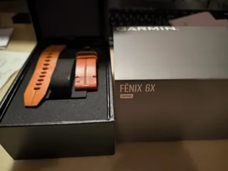 Garmin Fenix 6X Sapphire Negro/Rojo