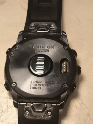 Garmin Fenix 6X Sapphire Negro/Rojo