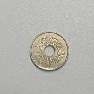 Lote 11 monedas 25 pesetas España