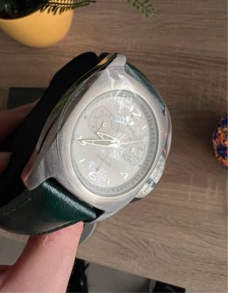 Reloj Time Force Original Plata y Verde