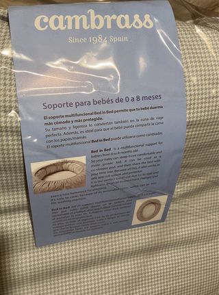 Cuna nido Cambrass bebe