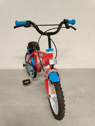 Bicicleta Infantil Paw Patrol Roja y Azul