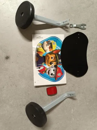 Bicicleta Infantil Paw Patrol Roja y Azul