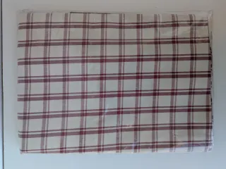 Tovaglia a quadri con 2 tovaglioli