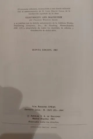 1965 Fundamentos de Física II-Electricidad y Magne