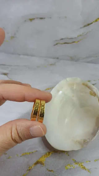 Pendientes Aro Grecia Chapado Oro